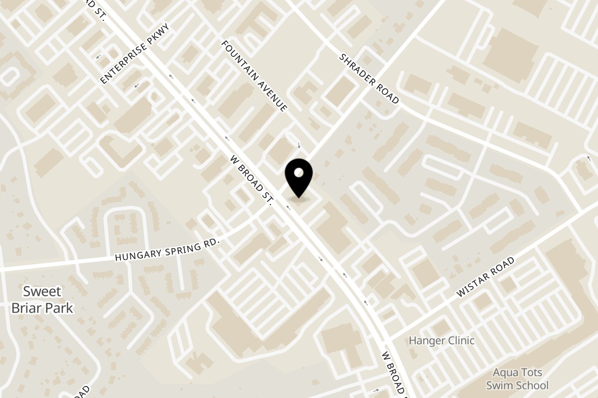 Map showing the location of Casa Grande Broad St, Richmond on 7818 W Broad St in Richmond